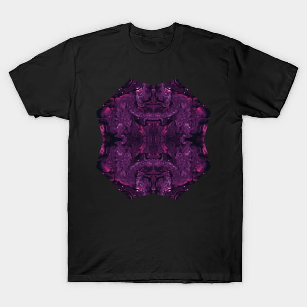 Pink/Purple/Black Ink Blot T-Shirt by Designs_by_KC